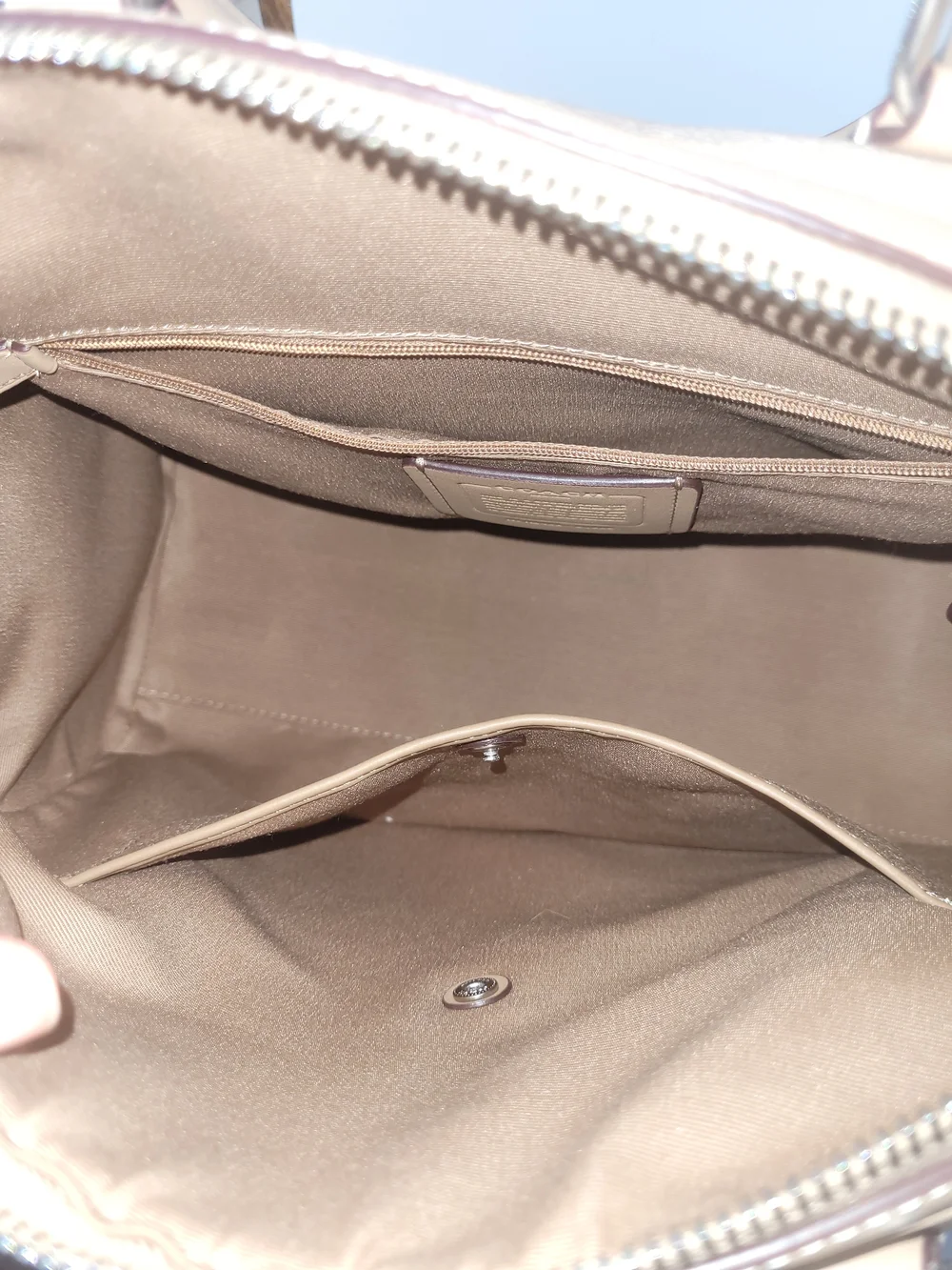 Coach Large Rowan Satchel Bag in Signature Canvas CV959 - Picture 4 of 16